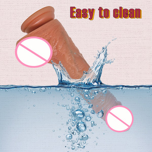 Sex Toys Liquid Silicone <strong>Dildo</strong> Double Layer Silicone Material Big <strong>Small</strong> <strong>Size</strong> Soft and Elastic Suitable for Adult Sexual Products - Product Image 4