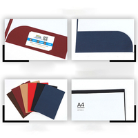 Porte-documents pré-plié à double perforation pour classement, rangement de bureau, dossiers de contrats à feuilles mobiles, classeur de données, LOGO personnalisé