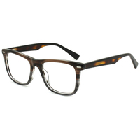 Gafas de Sol de Diseño Cuadradas de Acetato para Hombre, Montura de Gafas de Moda de Lujo 2026, Gafas Ópticas Deportivas para Ocio al Aire Libre