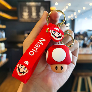 Llavero de Metal Personalizado, Lindo Llavero de Anime, Colgante para Bolsa, Llaveros de Goma de Mario, Juguetes de Llavero - Product Image 5