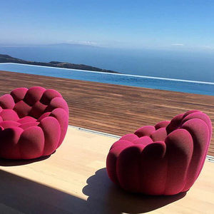 高品质家具制造泡泡沙发套装红橙色转角现代沙发泡泡沙发 - Product Image 5