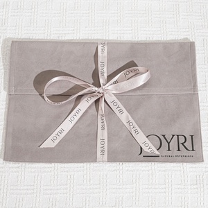 Pochette d'enveloppe de luxe en faux daim imprimé de logo personnalisé enveloppe de l'<span class=keywords><strong>emballage</strong></span> <span class=keywords><strong>cadeau</strong></span> de bijoux vêtements chaussure <span class=keywords><strong>sac</strong></span> de poussière en velours - Product Image 3
