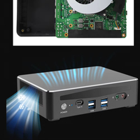 Mini PC EGLOBAL con Ventilador, Intel Core I9-13900H, DDR5, M.2 SATA SSD, Windows 11, 6 Puertos USB, 2 Puertos HDMI, Tipo-C, M.2, WiFi, Gigabit LAN, Linux
