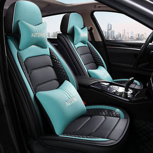 Housses de siège de voiture en Faux cuir, couvre-siège de véhicule automobile, housse de coussin pour voitures SUV camion de ramassage, ensemble universel pour automobile - Product Image 2