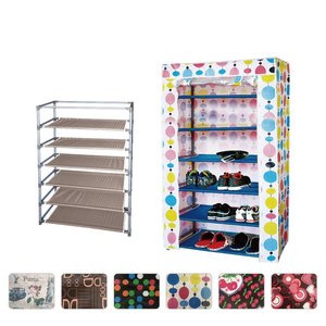 * เต้าเสียบ * ชั้นวางรองเท้าผ้ามีซิปชั้นวางรองเท้า6ชั้น60X30X108cm ใสด้านหน้าบ้านและสวน/ - Product Image 4