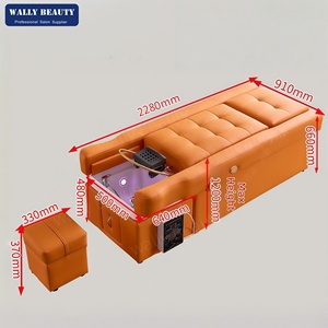 Lit de massage professionnel japonais pour spa capillaire, pédicure et spa des pieds avec machine à eau pour le cuir chevelu - Product Image 5