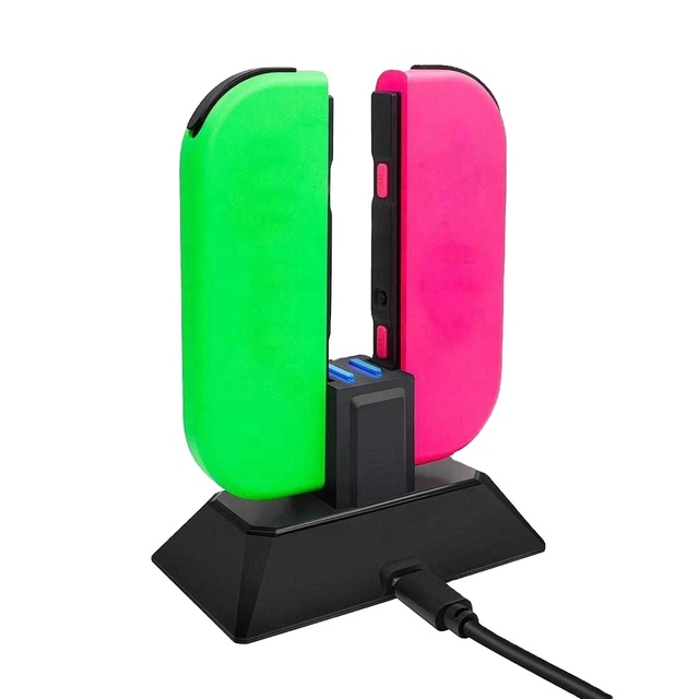 Stand Type C LED Charging Dock in 1 Gamepad Charger Dock Cradle for NS Switch Joy-Con&Pro Gamepad Controller Charge