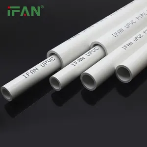 IFAN 뜨거운 판매 흰색 또는 사용자 정의 크기 PVC 물 파이프 PVC 플라스틱 파이프 4 미터 Sch 40 물 공급 UPVC 파이프