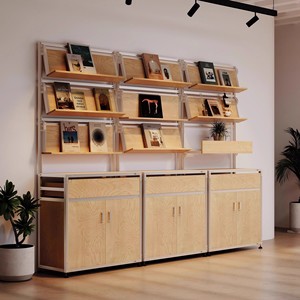 Muebles para Cafetería, Estante de Almacenamiento Moderno y Creativo para Exhibición en Sala de Estar, Muebles para Exhibición de Arte, Oficina en Casa, Exposiciones - Product Image 2