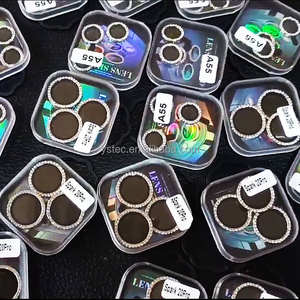 Tecno CAMON 20pro Redmi için güzel elmas kamera Lens koruyucu Note13 Samsung iphone tam kapak parlak koruyucu iphone 16 için - Product Image 1