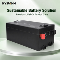 Paquete de Baterías Prismáticas LFP de 51.2V 65Ah 105Ah 150Ah, Disponibles en Stock, Batería de Litio de 48 Voltios para Transporte en Resorts, Patrullaje y Mantenimiento