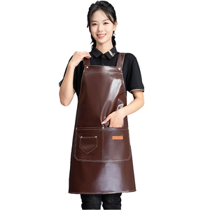 Delantal de persona de negocios Unisex duradero con estilo Premium ajuste ajustable para profesionales de salón barberos restaurante Bar uniformes - Product Image 2