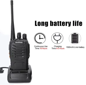Baofeng hot BF-888S double bande jambon radio usine d'origine baofeng 888s y compris écouteur talkie-walkie portable