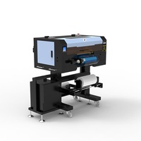 Imprimante UV DTF rouleau à rouleau Zhou Surname New 30cm 3D avec tête unique I3200 pour transfert thermique de logos en relief en PVC et TPU