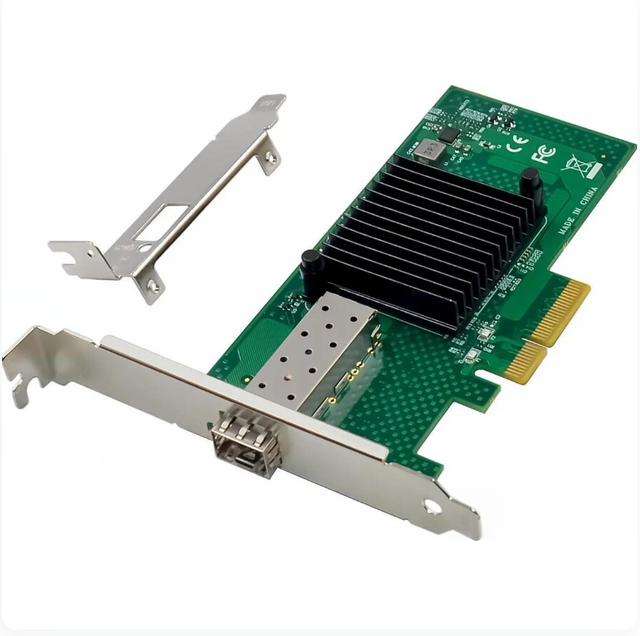 Fervit PCIe JL82599EN Single-SFP+ Fiber 10Gbps LAN Card Server NIC