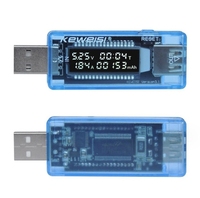 Probador de capacidad de voltaje de corriente Usb, medidor de capacidad, de energía móvil Detector, prueba de batería