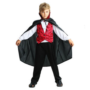 Effrayant Vampire <span class=keywords><strong>Dracula</strong></span> Garçons Halloween Cosplay Carnaval Fête Enfants Enfant Earle Gothique Vampire Costume - Product Image 1