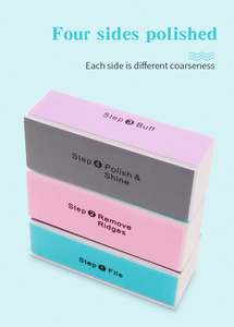 مبرد أظافر 4 في 1 متعدد الجوانب لتلميع الأظافر الطبيعية وطلاء الجل مع جوانب مختلفة الخشونة - Product Image 5