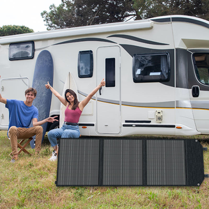 Bolsa de Carga Portátil Plegable de 200W con Panel Solar Monocristalino Integrado para Camping - Product Image 1