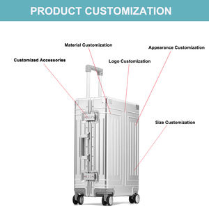 En Gros Multi-Fonctionnel Grande Capacité Cadre en Aluminium Ensembles de Bagages Coque Rigide Valise Cabine Set de Voyage - Product Image 3