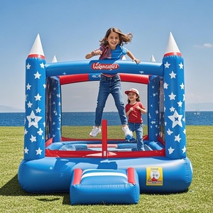 Casa de rebote inflable antideslizante para niños que garantiza la estabilidad durante el juego en áreas de jardín al aire libre y patio trasero - Product Image 1
