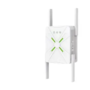 热卖双频无线Wifi中继器1200mbps 2.4 Ghz Wifi范围扩展器4天线室内Wifi中继器