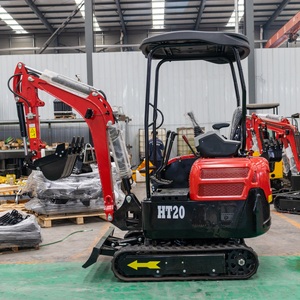 Excavatrice hydraulique compacte sur chenilles de 2 tonnes, petite pelle pratique pour les travaux agricoles, les travaux de jardinage et les travaux de démolition - Product Image 6
