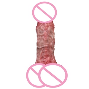 FAAK Dildos Realistas de Silicona de Doble Capa, Dildo Grande con Sensación de Piel Real, Dildo para Mujeres, Masajeador Anal de Próstata, Tapón Anal - Product Image 5