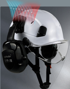 LEABON PPE CE EN397 ABS製安全ヘルメット 産業用ハードハット サークルタイプ モデルWHL06 スロット付き6点式サスペンション - Product Image 4