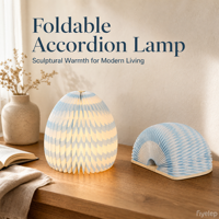 Lampe de nuit LED rechargeable 2026, mini lanterne pliable personnalisée en papier, vase pour la décoration intérieure, promotions commerciales de Pâques