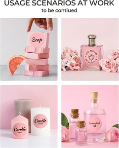 Marklife biểu tượng tùy chỉnh Nhãn dán nhãn in ấn không thấm nước và chất kết dính tổng hợp giấy cuộn cho bao bì Vòng logo - Product Image 4