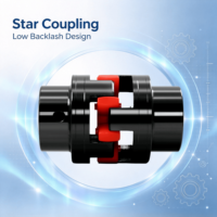 Accouplement à insert élastique en acier GR Star, flexible, haute performance, conforme aux normes européennes pour les imprimeries