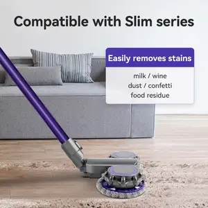 Dual Spinning Mop Head Replacement For Dysons V7 V8 V10 V11 Cordless Stick Vacuum Cleaners