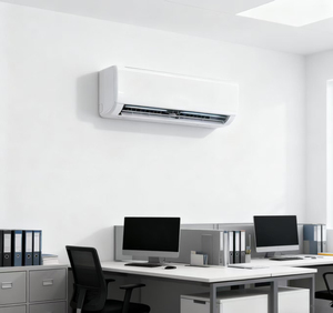 Yên Tĩnh Treo Tường Chia Điều Hòa Không Khí-9000BTU Sưởi Ấm & Làm Mát Với Chế Độ Ngủ, Thanh Lọc Không Khí & Tiếng Anh Điều Khiển Từ Xa - Product Image 1