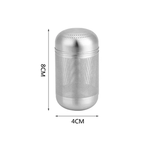 Wholesale Tea Strainer <b>with</b> Chain Stainless Steel Leaves <b>Infuser</b> Spice Seasoning Ball <b>Teapot</b> Fine Mesh Coffee Filter Teaware - Product Image 5