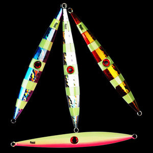 Señuelo de Pesca Jig de 250g, Hundimiento Rápido, Luminoso con Ojo Láser, para Pesca de Atún en Alta Mar, Aleación de Plomo - Product Image 4