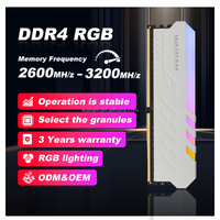 WALRAM DDR4 2600MHz 3200MHz RGB RAM Memory Desktop High Performance With LED Lights