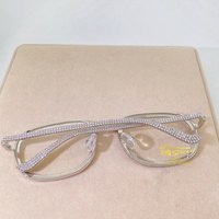 Lunettes de soleil en laiton glacé pour homme, personnalisées, hip hop, 5a, cz, de luxe, transparentes, Offre Spéciale
