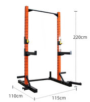 Support de Squat multifonctionnel commercial équipement de gymnastique puissance Fitness haltère banc presse Squat Rack pour l'entraînement du dos