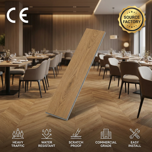 Vente en gros directe usine – Revêtement de <span class=keywords><strong>sol</strong></span> SPC à clipser 6 mm, étanche, en vinyle de luxe, écologique, <span class=keywords><strong>pour</strong></span> projets intérieurs - Product Image 1