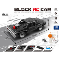 Tengrui 437 pièces en plastique ABS, série rapide 1:16, M4 GT3 pour voiture à construire avec fonction RC, jouet de construction éducatif
