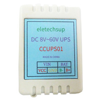 Module de protection UPS à stabilisation de tension CC 8V-60V CCUPS01 avec coupure automatique et panneau de coupure d'urgence pour batteries au plomb-acide
