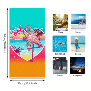 Toalla de Playa <span class=keywords><strong>Flamingo</strong></span>, Extra Grande, de Secado Rápido, Ligera, Antiarena, para Viajes, Piscina, Camping - Product Image 6