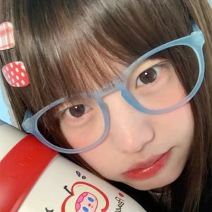 Montures de lunettes non correctrices couleur bonbon Spicy Girl, monture ovale complète, protection transparente contre la lumière bleue, style japonais pour femme - Product Image 4