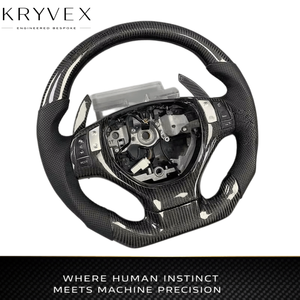 Kryvex <span class=keywords><strong>Lexus</strong></span> ES GS <span class=keywords><strong>RX</strong></span> 250 300h <span class=keywords><strong>350</strong></span> 450h <span class=keywords><strong>F</strong></span>-<span class=keywords><strong>sport</strong></span> 2013-2016 Fibra de Carbono Personalizada para Palanca de Cambios Cuero Perforado - Product Image 3