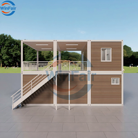 WinFair Sénégal Maison Conteneur Modulaire Préfabriquée Pliante en Z à 3 Étages pour Camp de Travail / Assemblage Rapide en 4H
