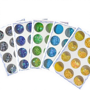 <span class=keywords><strong>Polvo</strong></span> <span class=keywords><strong>de</strong></span> Maquillaje para Escenario con Lentejuelas <span class=keywords><strong>de</strong></span> <span class=keywords><strong>Hadas</strong></span>, Serie Rosa, Morado y Azul, Estilo Soft Girl, para COS y Uñas, Empaque en Caja <span class=keywords><strong>de</strong></span> Papel - Product Image 1