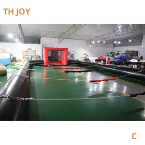 Envío Aéreo Rápido a Domicilio, Campo <span class=keywords><strong>de</strong></span> Fútbol Humano Inflable <span class=keywords><strong>de</strong></span> PVC para Exteriores <span class=keywords><strong>de</strong></span> 14x7m, Campo <span class=keywords><strong>de</strong></span> Fútbol Inflable Personalizado - Product Image 4