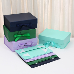 Scatola Regalo Pieghevole Magnetica Personalizzata Minghong in Cartone Rigido per Parrucche, Confezione per Fiori di San Valentino Pronta per la Spedizione - Product Image 1