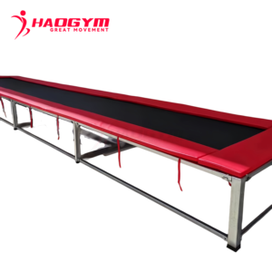 हेमोजिम जिमनास्टिक बच्चे ट्रापोलिन ट्रैक, 6 मीटर/8 मीटर/10 मीटर/12 मीटर अनुकूलित आकार के लिए टम्बल ट्रेम्पोलिन ट्रैक - Product Image 4